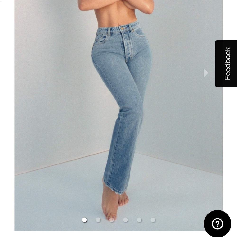 ROLLAS CLASSIC STRAIGHT HIGH RISE JEANS NWT